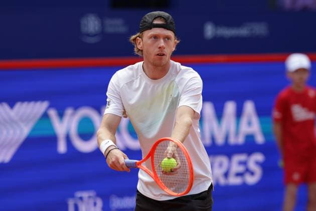 GER, Hamburg, xFSx, ATP500 Herren-Tennistunier Bitpanda Hamburg Open 2025, 17.05.2025 Max Wiskandt (GER) macht einen Aufschlag Copyright: HMBxMedia FernandoxSoares
