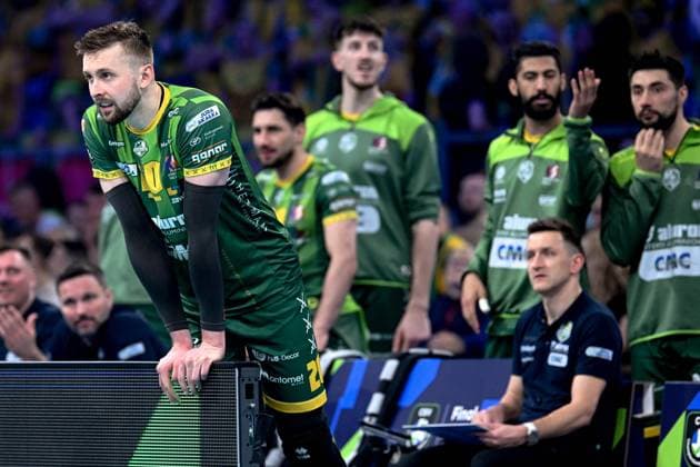 Volleyball, CL, Jastrzebski Wegiel - Warta Zawiercie LODZ 17.05.2025 SIATKOWKA FINAL LIGI MISTRZOW W PILCE SIATKOWEJ MEZCZYZN CEV CHAMPIONS LEAGUE VOLLEY MEN 2025 FINALS : JSW JASTRZEBSKI WEGIEL - ALURON CMC WARTA ZAWIERCIE N Z MATEUSZ BIENIEK FOT. PAWEL PIOTROWSKI 400MM.PL NEWSPIX.PL --- newspix.pl POLAND OUT! 