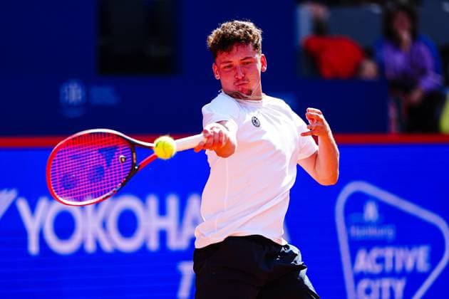 Max Hans Rehberg (GER) GER, Daniel Dutra da Silva (BRA) vs. Max Hans Rehberg (GER), Tennis, ATP, Tennis Herren 500, Bitpanda Hamburg Open, Qualifikation, Runde 1, 17.05.2025 GER, Daniel Dutra da Silva (BRA) vs. Max Hans Rehberg (GER), Tennis, ATP 500, Bitpanda Hamburg Open, Qualifikation, Runde 1, 17.05.2025 Hamburg Copyright: xEibner-Pressefoto MarcelxvonxFehrnx EP_MFN