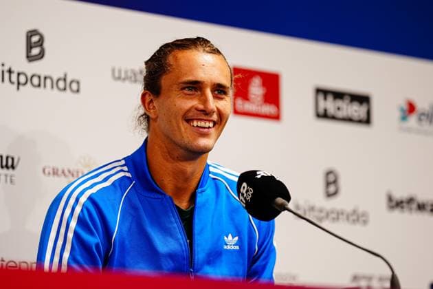 Alexander Zverev bei Pressekonferenz GER, Pressekonferenz Alexander Zverev, Tennis, ATP, Tennis Herren 500, Bitpanda Hamburg Open, 17.05.2025 GER, Pressekonferenz Alexander Zverev, Tennis, ATP 500, Bitpanda Hamburg Open, 17.05.2025 Hamburg Copyright: xEibner-Pressefoto MarcelxvonxFehrnx EP_MFN