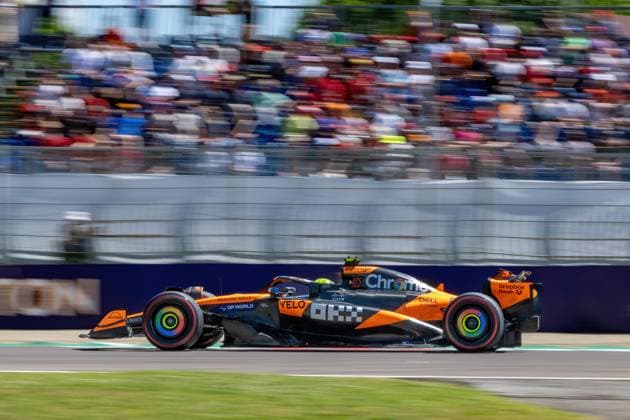 F1 GP Imola Italien. Freitag, 16.05.2025 Lando Norris 4, McLaren Formula 1 Team; F1 GP Imola Italien. Freitag, 16.05.2025 Copyright: xBEAUTIFULxSPORTS Erlhofx