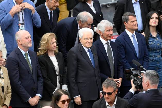 Tennis, WTA Turnier in Rom, Finale, Paolini - Gauff May 17, 2025, Roma, Italia: Italian President Sergio Mattarella attends the WTA, Tennis Damen women s final match between US Coco Gauff and Italy™s Jasmine Paolini at the Italian Open tennis tournament at Foro Italico sports complex, in Rome, 17 May 2025. ANSA FABRIZIO CORRADETTI Italian Open 2025  - ZUMAa110 20250517_zaf_a110_076 Copyright: xFabrizioxCorradettix
