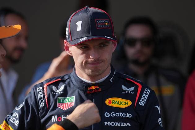 Formel 1 Grand Prix Emilia Romagna 2025 17.05.2025, Autodromo Enzo e Dino Ferrari, Imola, Formel 1 Grand Prix Emilia Romagna 2025 ,im Bild Poleposition für Oscar Piastri (AUS), McLaren F1 Team, 2.Startplatz für Max Verstappen (NLD), Oracle Red Bull Racing