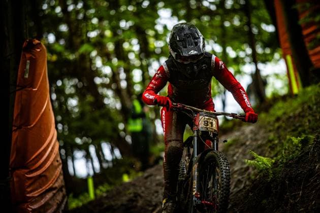 Radsport, Mountainbike WC in Bielsko Biala Whoop UCI MTB World Series DHI Worldcup Bielsko-BiaÅ‚a FARINA Eleonora MS-RACINGat Whoop UCI MTB World Series DHI Worldcup Bielsko-BiaÅ‚a, 17.05.2025,in Szczyrk,POL Foto: Sebastian Sternemann