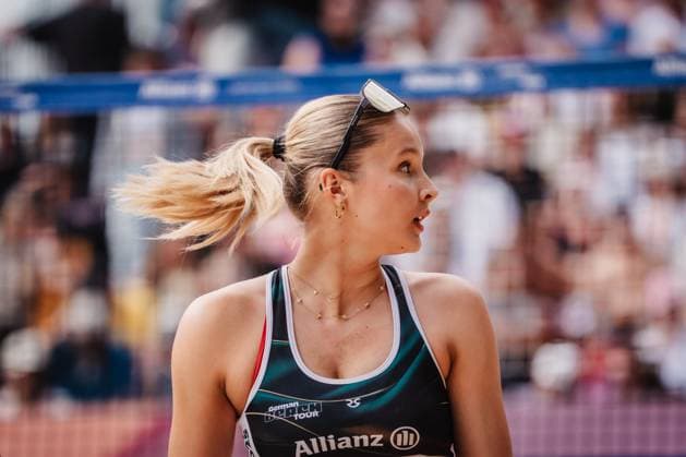 Beachvolleyball Frauen Allianz German Beach Tour 2025 Tourstop Düsseldorf 17.05.2025 Anna-Chiara Reformat Düsseldorf Robert-Lehr-Ufer Nordrhein-Westfalen Deutschland