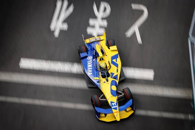 2025 FORMULA E TOKYO ePRIX 11 DI GRASSI Lucas (bra), Lola Yamaha ABT Formula E Team, Lola-Yamaha T001, action, during the Tokyo ePrix, 8th and 9th round of the 2024-25 ABB FIA Formula E World Championship, WM, Weltmeisterschaft on the Tokyo Street Circuit from May 16 to 18, 2025 in Tokyo, Japan - TokyoJapan  Copyright: xFREDERICxLExFLOCxHx