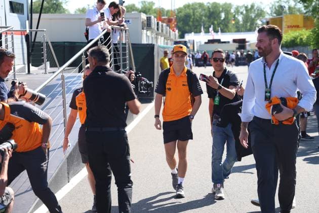 18.05.2025, Autodromo Enzo e Dino Ferrari, Imola, Formel 1 Grand Prix Emilia Romagna 2025 ,im Bild Oscar Piastri (AUS), McLaren F1 Team (Photo by Hasan Bratic DeFodi Images)