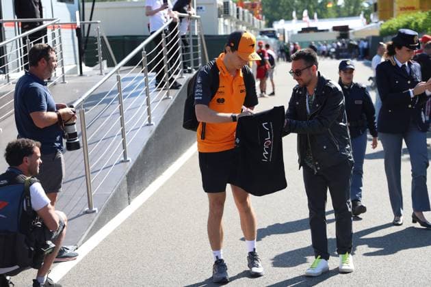 18.05.2025, Autodromo Enzo e Dino Ferrari, Imola, Formel 1 Grand Prix Emilia Romagna 2025 ,im Bild Oscar Piastri (AUS), McLaren F1 Team (Photo by Hasan Bratic DeFodi Images)