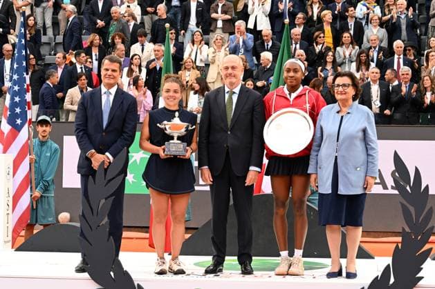 BNL International of Italy Italian Tennis Internationals BNL, women s singles. In the photo: Jasmine Paolini wins the match. Rome, Italy 17 May 2025, Credit:Maria Laura Antonelli Avalon Italy, Rome  Copyright: xMariaxLauraxAntonellix xAvalonx 0819418906st