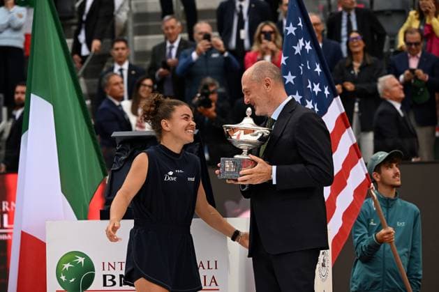 BNL International of Italy Italian Tennis Internationals BNL, women s singles. In the photo: Jasmine Paolini wins the match. Rome, Italy 17 May 2025, Credit:Maria Laura Antonelli Avalon Italy, Rome  Copyright: xMariaxLauraxAntonellix xAvalonx 0819419020st