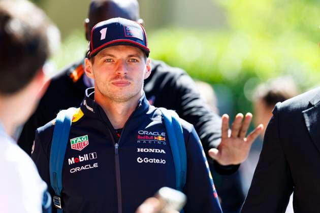 18th May 2025; Autodromo Enzo e Dino Ferrari, Imola, Italy; FIA Formula 1 Emilia Romagna Grand Prix 2025; Race Day; Number 1 Oracle Red Bull driver Max Verstappen arrives for todays race at the Emilia Romagna Formula 1  ActionPlus12789687 StephenxBlackberry
