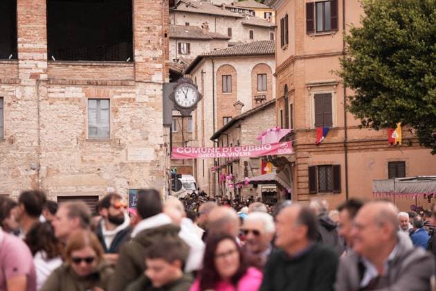 The stage 9 of the Giro d™Italia from Gubbio to Siena, Italy - Sunday, May 18, 2025. - cycling.  Copyright: xMassimoxPaolone Lapressex
