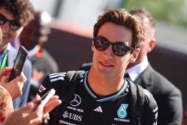 George Russell (Mercedes AMG Petronas Formula One Team, 63), Race Day ,ITA, Formel 1 Weltmeisterschaft, Grand Prix Emilia-Romagna Imola, Autodromo Enzo e Dino Ferrari, 18.05.2025 Race Day, ITA, Formel 1 Weltmeisterschaft, Grand Prix Emilia-Romagna Imola, Autodromo Enzo e Dino Ferrari, 18.05.2025 Imola Copyright: xEibner-Pressefoto AnnikaxGrafx EP_AGF