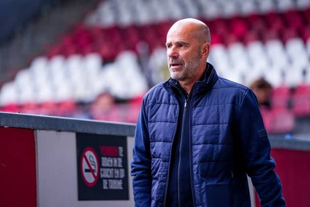 ROTTERDAM , 18-05-2025 , Stadium ˜Het Kasteel™ , Season 2024 2025 , Football , Eredivisie . Match between Sparta and PSV . PSV coach Peter Bosz Sparta - PSV  x29323244x Copyright: