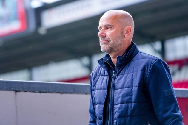 ROTTERDAM , 18-05-2025 , Stadium ˜Het Kasteel™ , Season 2024 2025 , Football , Eredivisie . Match between Sparta and PSV . PSV coach Peter Bosz Sparta - PSV  x29323256x Copyright: