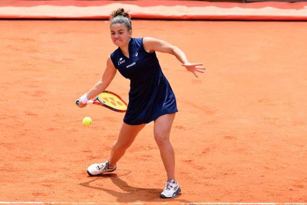 May 18, 2025, Roma, RM: Jasmine Paolini (ITA) during the women s doubles final between Sara Errani (Ita) and Jasmine.Paolini (ITA) versus Veronika Kudermetova and Elise Mertens on centre court during the Internazionali BNL d Italia 2025, Foro Italico in Rome, Italy, 18 May 2025 .ANSA ROBERTO RAMACCIA. Tennis: Italian Open 2025  - ZUMAa110 20250518_zaf_a110_085 Copyright: xRobertoxRamacciax