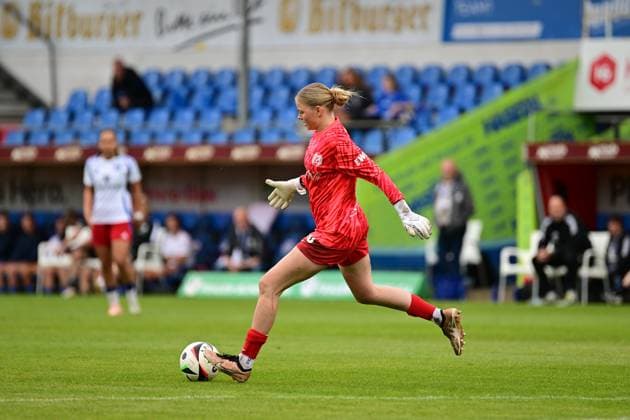 Fußball I Frauen I Saison 2024-2025 I 2. Bundesliga I 26. Spieltag I SV Meppen - Hamburger SV I 18.05.2025 Carla Mia Steenken (30, SV Meppen 1912 e.V.) Meppen Hänsch-Arena Niedersachsen Deutschland Copyright: xLobeca FelixxSchlikisx