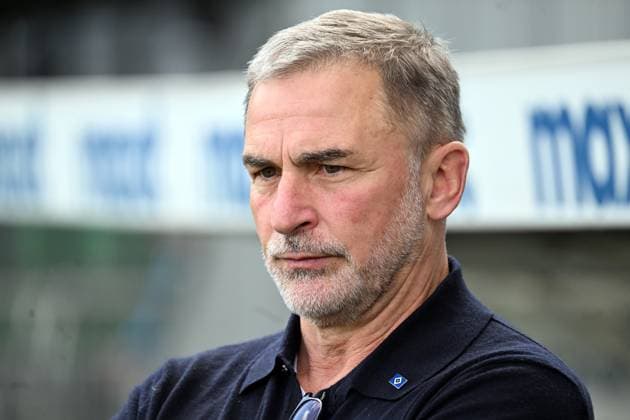 18.05.2025, xjhx, Fussball 2.Bundesliga, Spvgg Greuther Fuerth - Hamburger SV v.l. Vorstand Stefan Kuntz (Hamburger SV) (DFL DFB REGULATIONS PROHIBIT ANY USE OF PHOTOGRAPHS as IMAGE SEQUENCES and or QUASI-VIDEO) Fuerth