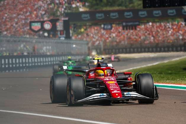 44 Lewis Hamilton (GBR, Scuderia Ferrari HP), F1 Grand Prix of Emilia-Romagna at Autodromo Internazionale Enzo e Dino Ferrari on May 18, 2025 in Imola, Italy. (Photo by HOCH ZWEI) Imola Italy