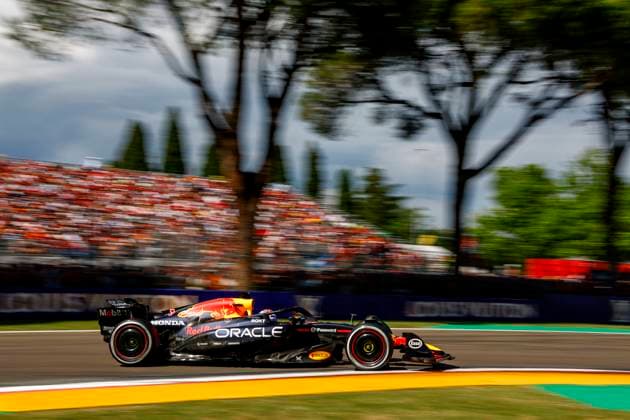 1 Max Verstappen (NLD, Oracle Red Bull Racing), F1 Grand Prix of Emilia-Romagna at Autodromo Internazionale Enzo e Dino Ferrari on May 18, 2025 in Imola, Italy. (Photo by HOCH ZWEI) Imola Italy