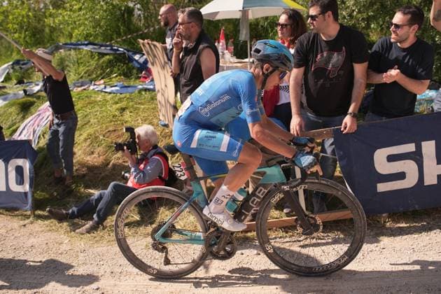 Lorenzo Fortunato during the stage 9 of the Giro d™Italia from Gubbio to Siena, Italy - Sunday, May 18, 2025. - cycling.  Copyright: xMarcoxAlpozzi LaPressex