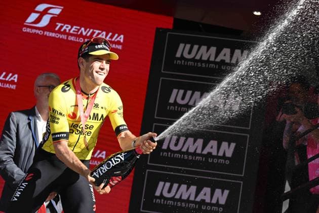 18-05-2025 Giro D italia; Tappa 09 Gubbio - Siena; 2025, Visma - Lease A Bike; Van Aert, Wout; Siena; 