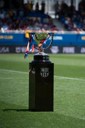 FC Barcelona, Barca Femeni v Athletic Club Femenino - Liga F FC Barcelona wins the League Cup Winners Cup in the MATCHDAY 30 Liga F match between FC Barcelona and Athletic Club, the last game of the season, at Estadi Johan Cruyff in Barcelona, Spain, on May 18, 2025. Barcelona Spain  Copyright: xRubenxDexLaxRosax originalFilename:delarosa-matchday250518_np4PF.jpg