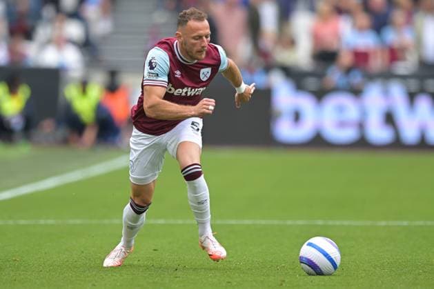 West Ham vs Notts Forest Premier League Vladimir Coufal of West Ham Utd during the West Ham vs Nottingham Forest, Premier League match at the London Stadium Stratford. London The London Stadium UK Copyright: xMartinxDaltonx WestHam_vs_NottsForest_180525_MD_142