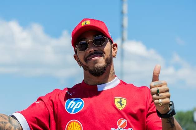 Autodromo Enzo e Dino Ferrari, Imola, Italy.18.May.2025; Lewis Hamilton of Great Britain and Scuderia Ferrari during Formula One Emilia Romagna Grand Prix  (291004050)