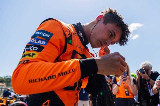 2025 Formula One Emilia Romagna Grand Prix in Imola, Italy - 18 May 2025 Lando Norris of Great Britain and McLaren F1 Team seen during the Formula One Emilia Romagna Grand Prix. Imola Italy Copyright: xJayxHiranox xSOPAxImagesx 2025 F1 Emilia Romagna GP 555251