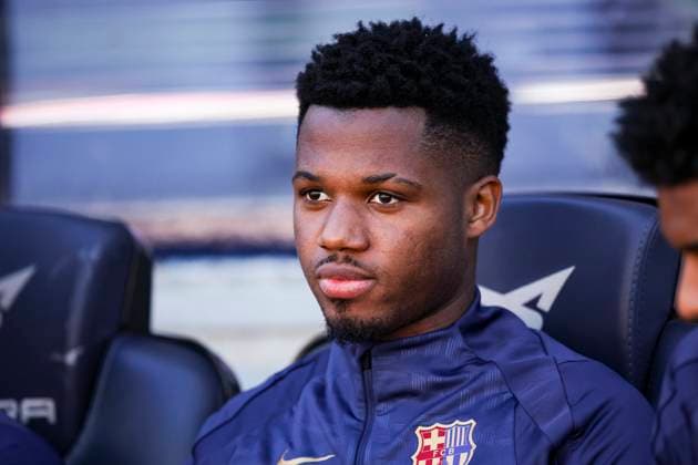 Ansu Fati FC Barcelona, Barca during the LaLiga match between FC Barcelona and Villarreal CF at Olimpic Lluis Companys on May 18, 2025 in Barcelona, Spain. (Photo by Xavi Bonilla DeFodi Images)