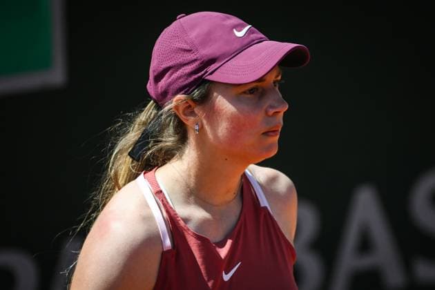 May 19, 2025, Paris, France, France: Stefanie VOEGELE of Swiss during the first qualifying day of Roland-Garros 2025, French Open 2025, Grand Slam tennis tournament at Roland-Garros Stadium on May 29, 2025 in Paris, France. Paris France - ZUMAm308 20250519_zsp_m308_010 Copyright: xMatthieuxMirvillex