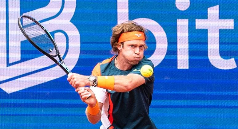 19.05.2025, ATP, Tennis Herren 500, Tennis, Herren, Hamburg Open, Hamburg, 1. Runde, Andrey Rublev (Russland) - Damir Dzumhur (Bosnien-Herzigowina) Andrey Rublev (Russland) Hamburg Tennis-Stadion Am Rothenbaum Hamburg Deutschland