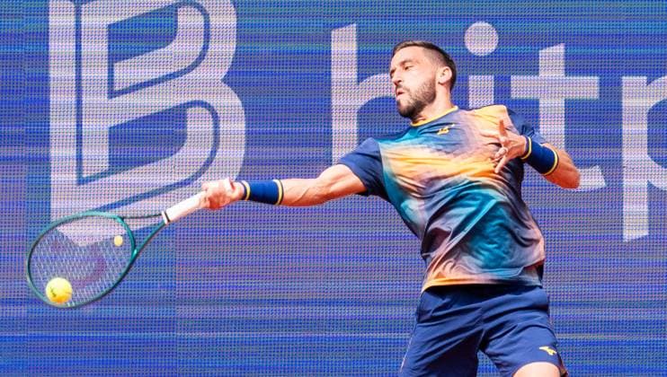 19.05.2025, ATP, Tennis Herren 500, Tennis, Herren, Hamburg Open, Hamburg, 1. Runde, Andrey Rublev (Russland) - Damir Dzumhur (Bosnien-Herzigowina) Damir Dzumhur (Bosnien-Herzigowina) Hamburg Tennis-Stadion Am Rothenbaum Hamburg Deutschland