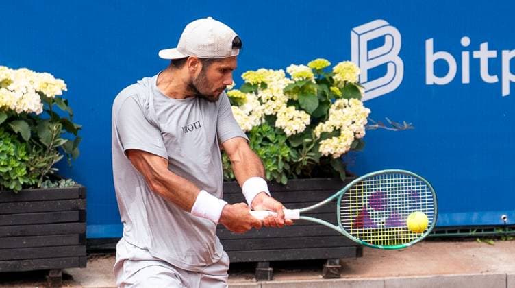 19.05.2025, ATP, Tennis Herren 500, Tennis, Herren, Hamburg Open, Hamburg, 1. Runde, Marcos Giron (USA) - Roberto Bautista Agut (Spanien) Marcos Giron (USA) Hamburg Tennis-Stadion Am Rothenbaum Hamburg Deutschland