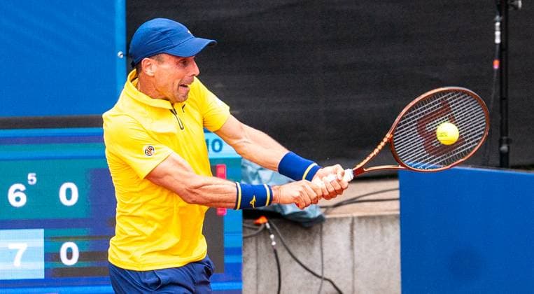 19.05.2025, ATP, Tennis Herren 500, Tennis, Herren, Hamburg Open, Hamburg, 1. Runde, Marcos Giron (USA) - Roberto Bautista Agut (Spanien) Roberto Bautista Agut (Spanien) Hamburg Tennis-Stadion Am Rothenbaum Hamburg Deutschland