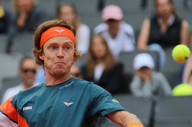 Bitpanda Hamburg Open, ATP, Tennis Herren Turnier 500, 1. Runde: Andrey Rublev (Russland).