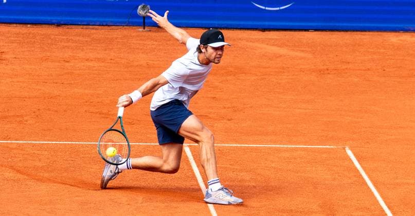 19.05.2025, ATP, Tennis Herren 500, Tennis, Herren, Hamburg Open, Hamburg, 1. Runde, Alexander Zverev (Deutschland) - Aleksandar Kovacevic (USA) Aleksandar Kovacevic (USA) Hamburg Tennis-Stadion Am Rothenbaum Hamburg Deutschland