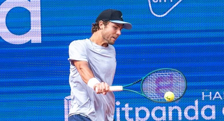 19.05.2025, ATP, Tennis Herren 500, Tennis, Herren, Hamburg Open, Hamburg, 1. Runde, Alexander Zverev (Deutschland) - Aleksandar Kovacevic (USA) Aleksandar Kovacevic (USA) Hamburg Tennis-Stadion Am Rothenbaum Hamburg Deutschland