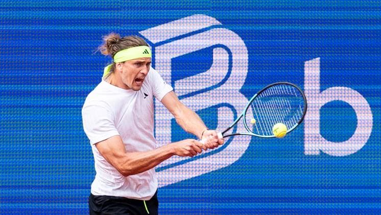 19.05.2025, ATP, Tennis Herren 500, Tennis, Herren, Hamburg Open, Hamburg, 1. Runde, Alexander Zverev (Deutschland) - Aleksandar Kovacevic (USA) Alexander Zverev (Deutschland) Hamburg Tennis-Stadion Am Rothenbaum Hamburg Deutschland