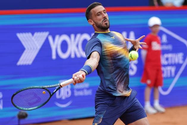 GER, Hamburg, xFSx, ATP500 Herren-Tennistunier Bitpanda Hamburg Open 2025, Sechzehntelfinale 19.05.2025 Damir Dzumhup (BIH) spielt einen Vorhand Copyright: HMBxMedia FernandoxSoares
