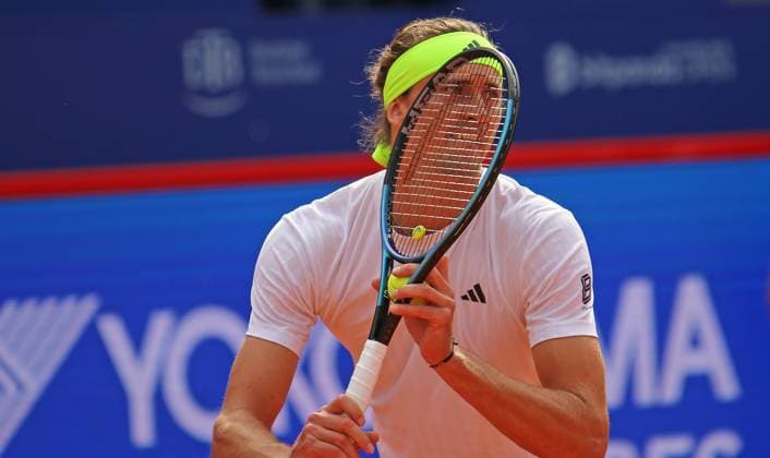 Bitpanda Hamburg Open, ATP, Tennis Herren Turnier 500, 1. Runde: Alexander Zverev (Deutschland).