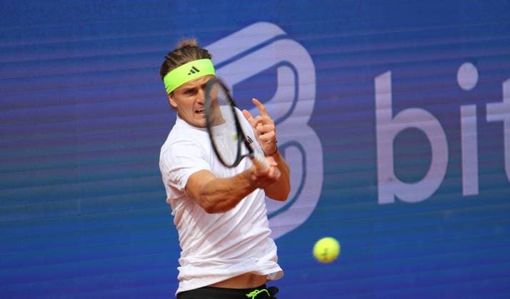 Bitpanda Hamburg Open, ATP, Tennis Herren Turnier 500, 1. Runde: Alexander Zverev (Deutschland).