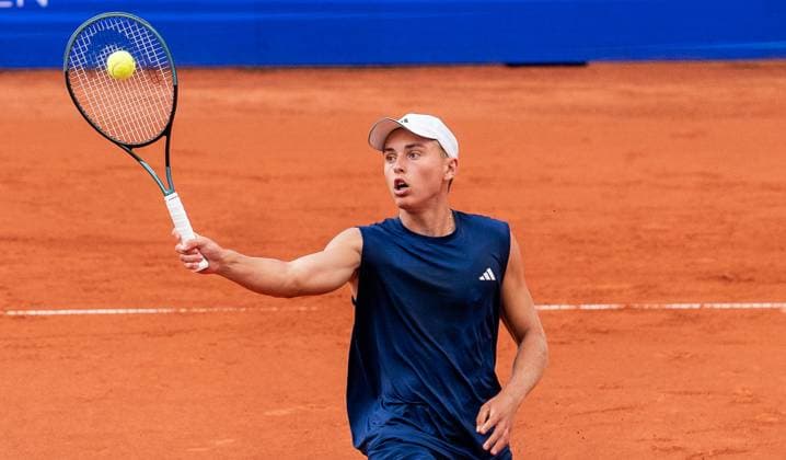 19.05.2025, ATP, Tennis Herren 500, Tennis, Herren, Hamburg Open, Hamburg, 1. Runde, Jan-Lennard Struff (Deutschland) - Justin Engel (Deutschland) Justin Engel (Deutschland) Hamburg Tennis-Stadion Am Rothenbaum Hamburg Deutschland