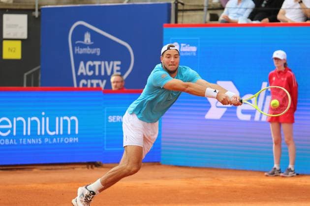 Bitpanda Hamburg Open, ATP, Tennis Herren Turnier 500, 1. Runde: Jan-Lennard Struff (Deutschland).