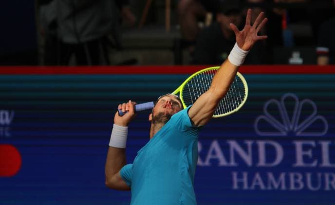 Bitpanda Hamburg Open, ATP, Tennis Herren Turnier 500, 1. Runde: Jan-Lennard Struff (Deutschland).