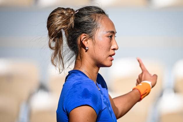 May 20, 2025, Paris, France, France: Qinwen ZHENG of China during a training session of Roland-Garros 2025, French Open 2025, Grand Slam tennis tournament at Roland-Garros Stadium on May 20, 2025 in Paris, France. Paris France - ZUMAm308 20250520_zsp_m308_002 Copyright: xMatthieuxMirvillex