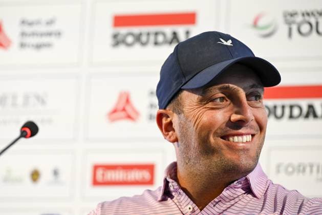 Francesco Molinari pictured during a press conference, PK, Pressekonferenz regarding the Soudal Open golf tournament of the DP World Tour in Schilde, Tuesday 20 May 2025. The 2025 Soudal Open take place from 22 to 25 May at the Rinkven Golf Club in Schilde. DIRKxWAEM  x124417003x
