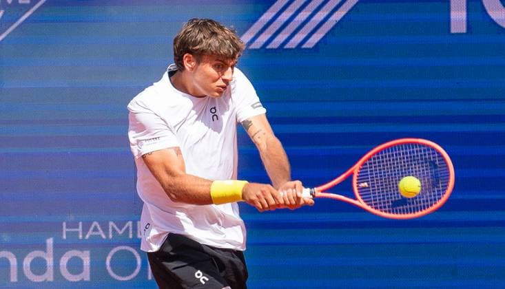 20.05.2025, ATP, Tennis Herren 500, Tennis, Herren, Hamburg Open, Hamburg, 1. Runde, Vitaly Sachko (Ukraine) - Flavio Cobolli (Italien) Flavio Cobolli (Italien) Hamburg Tennis-Stadion Am Rothenbaum Hamburg Deutschland