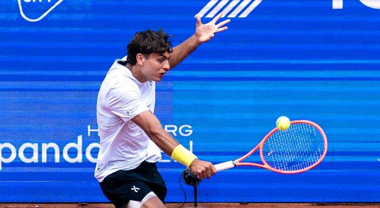 20.05.2025, ATP, Tennis Herren 500, Tennis, Herren, Hamburg Open, Hamburg, 1. Runde, Vitaly Sachko (Ukraine) - Flavio Cobolli (Italien) Flavio Cobolli (Italien) Hamburg Tennis-Stadion Am Rothenbaum Hamburg Deutschland
